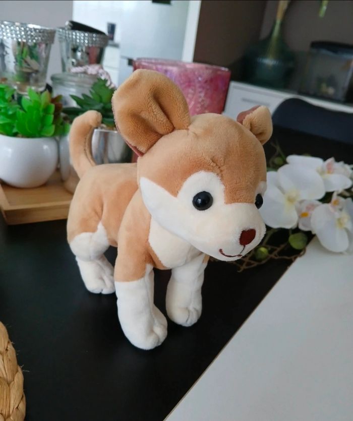 Peluche chien husky - photo numéro 1