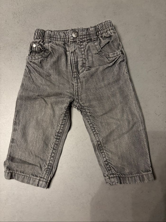 Jean gris orchestra taille 6 mois