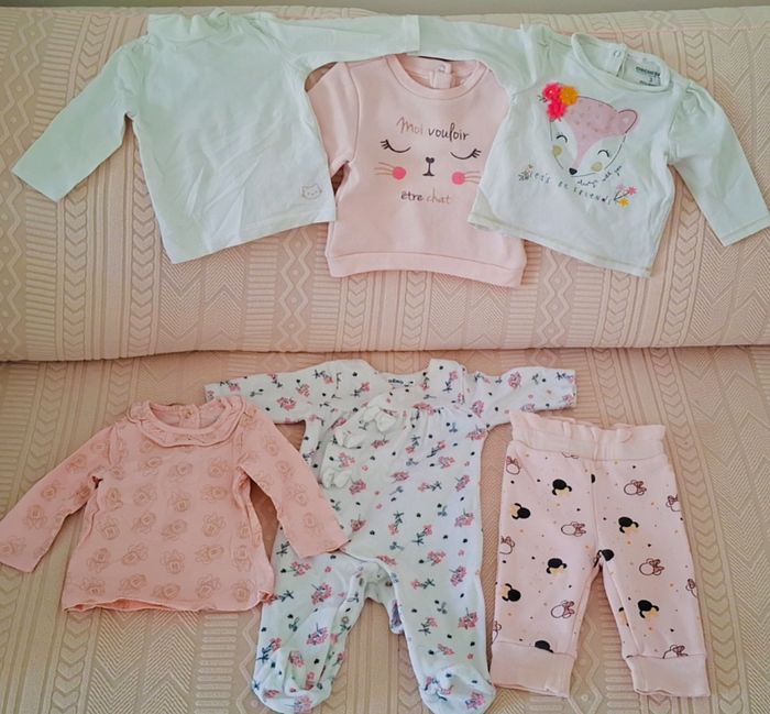 Lot vêtements bébé fille