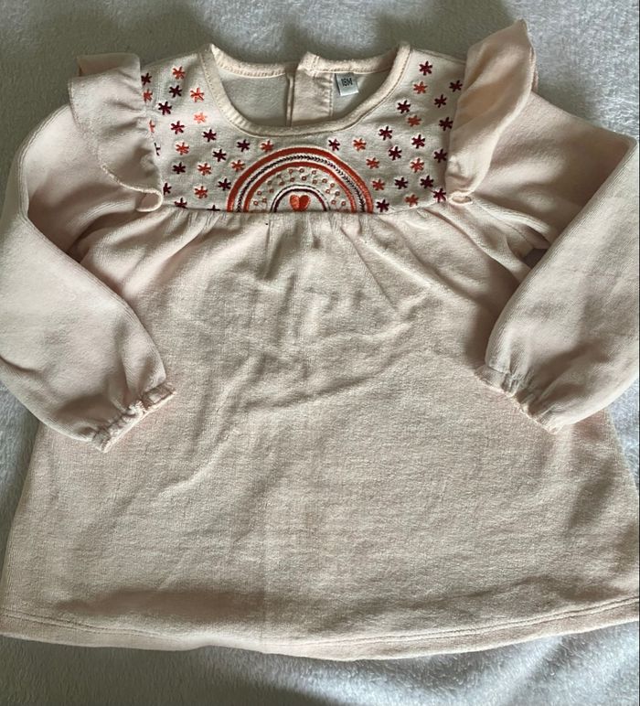 lot de 6 robes/tuniques bébé fille - 18 mois (manches courtes & longues) - photo numéro 7