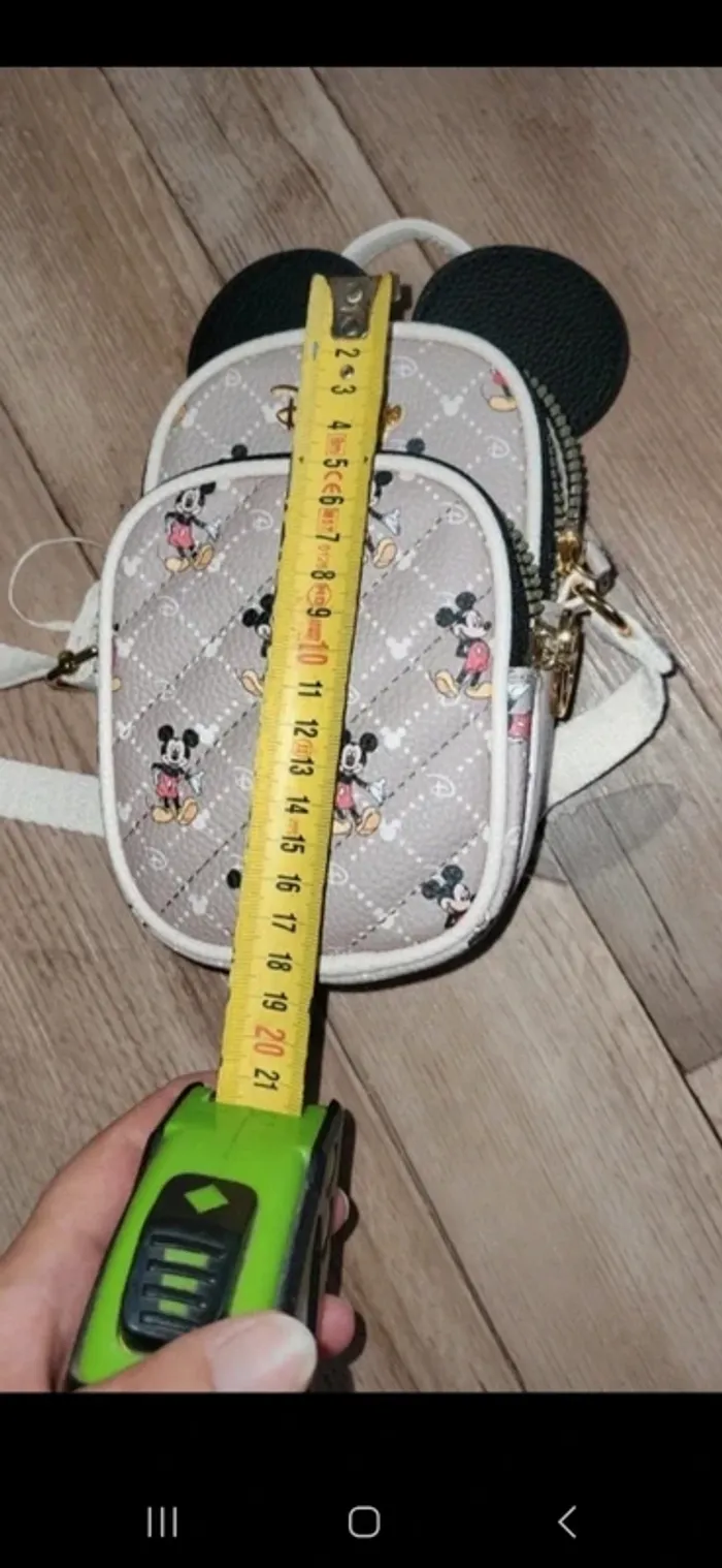 Sac bandoulière mickey beige - photo numéro 5