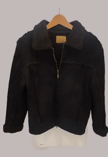 🧥 Blouson homme H.Landers XL – effet peau retournée, doublure chaude façon sherpa
