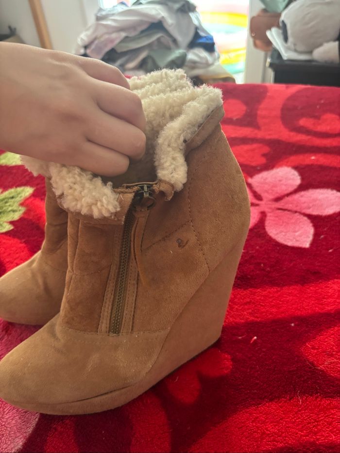 Paire bottines d’hiver femme - photo numéro 4