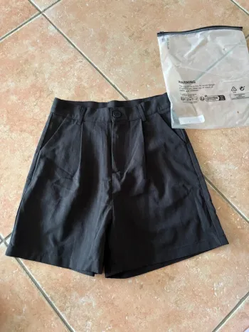 Short Shein à rayure