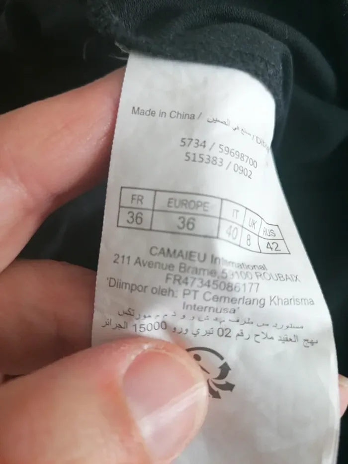 Combinaison pantalon camaïeu 36 - photo numéro 6