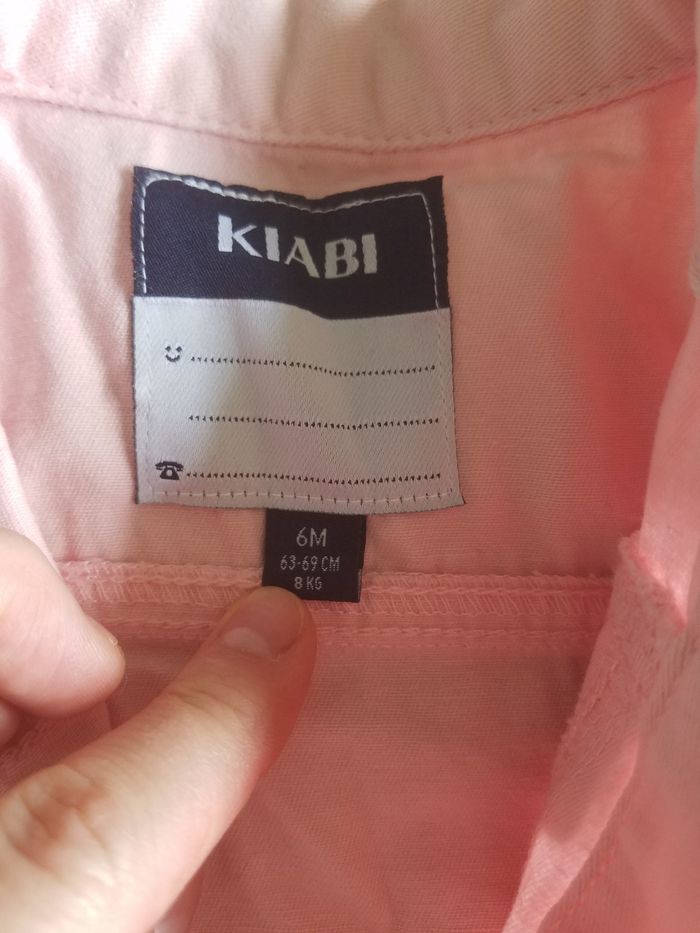 Veste en jean robe fille 6 mois - photo numéro 2