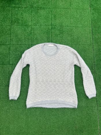 Pull rayé gris Cache Cache taille XS moelleux