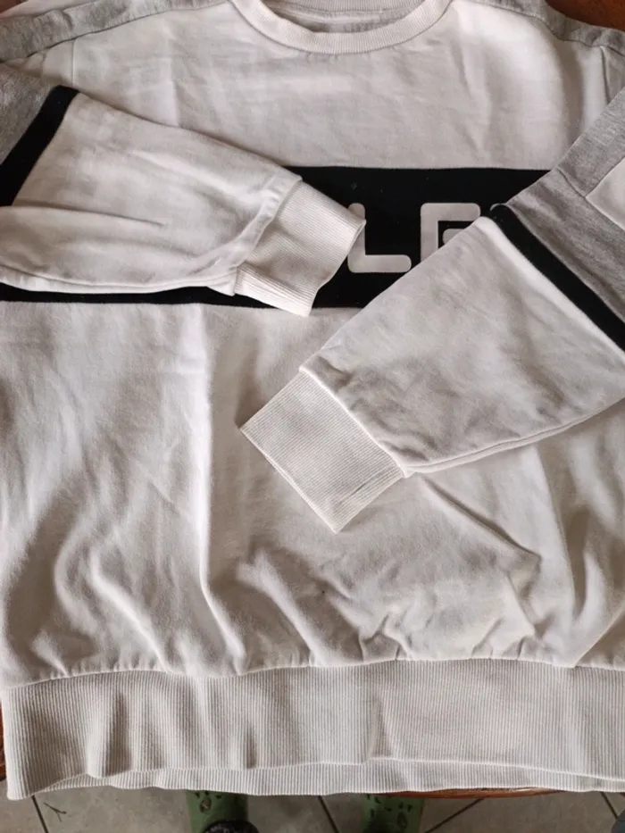 Sweat blanc Easley Kiabi XXS - photo numéro 4