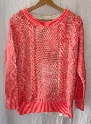pull rose fluo H&M taille 34