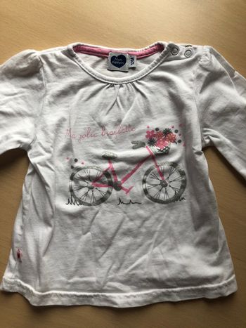 T-shirt ML 12 mois fille