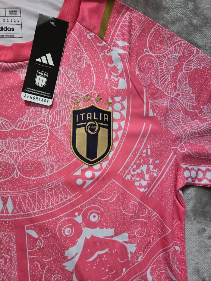 Maillot Italie concept rose - photo numéro 2