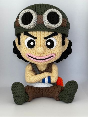 Figurine One Piece, Usopp version tricoté