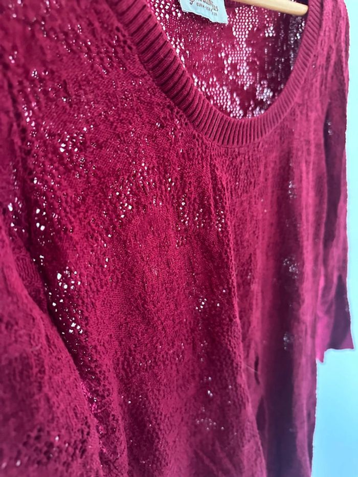 Sweat bordeaux stradivarius - photo numéro 4