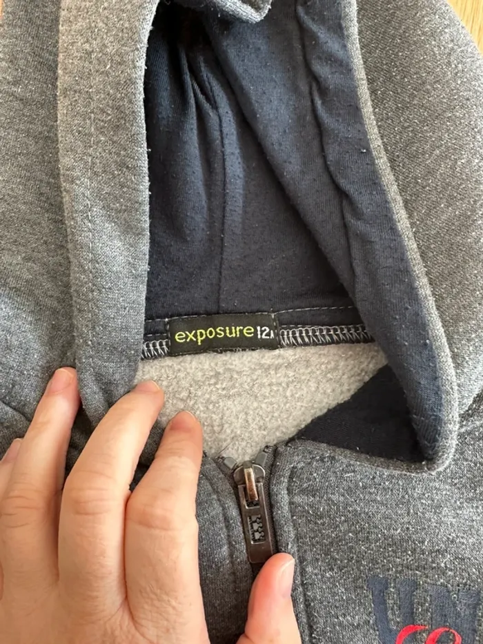 Sweat zippé capuche - photo numéro 3