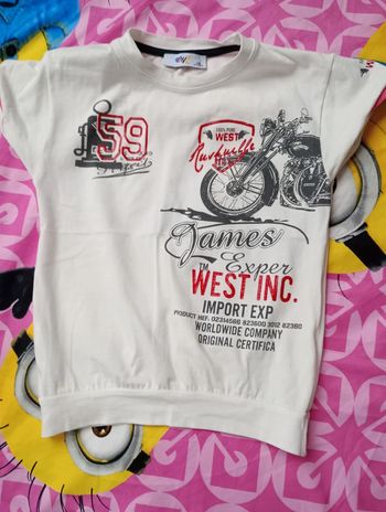 T-shirt crème AYZ 6 ans