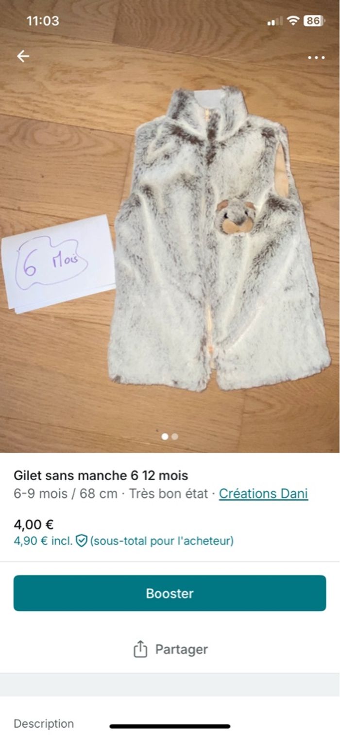 Lot 38 pièces 6 mois fille - photo numéro 9