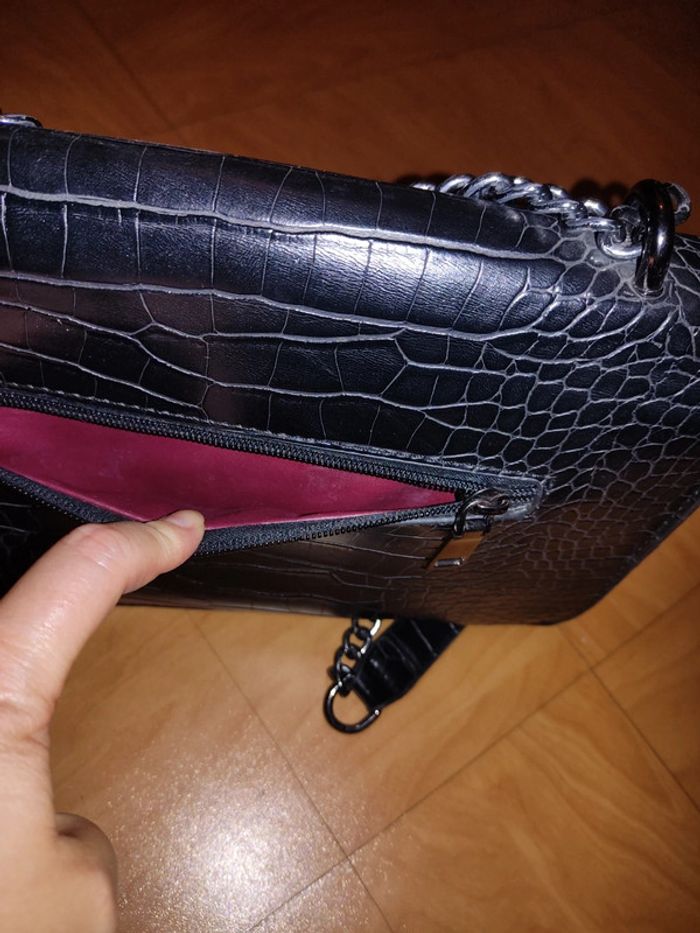 Sac a main rigide boucle et croco - photo numéro 12