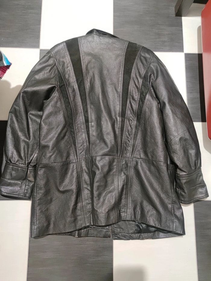 Veste cuir femme t48 - photo numéro 6