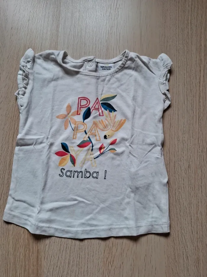 Ensemble vêtements été 12 mois - photo numéro 2