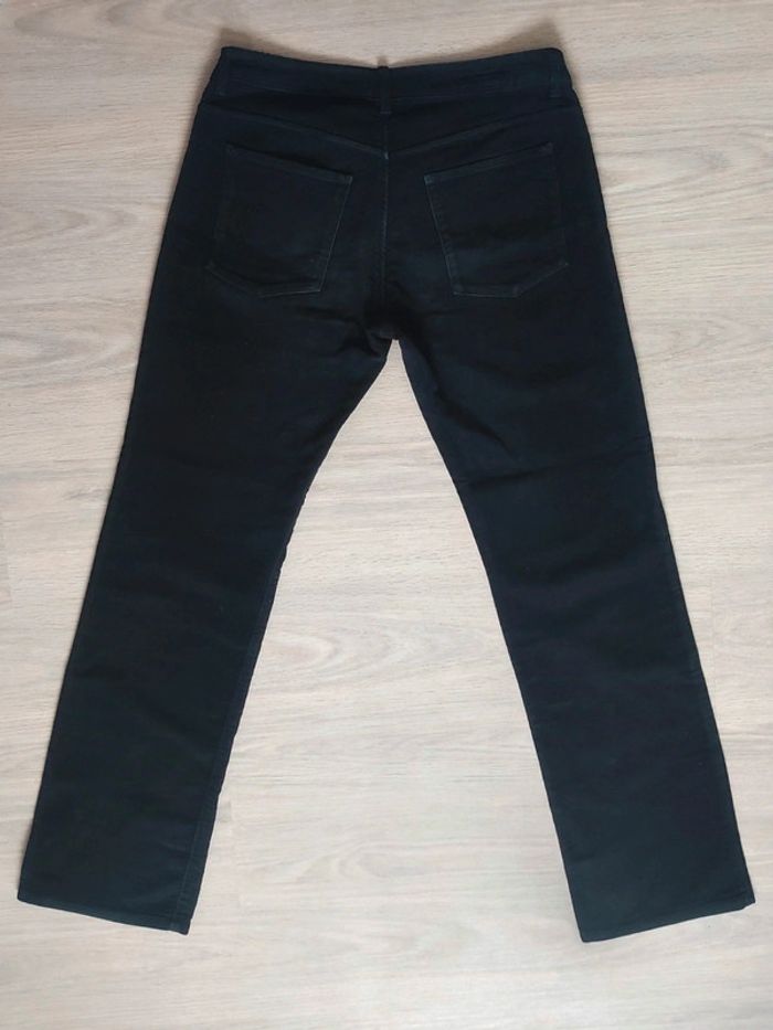 Pantalon droit évasé noir velours y2k 🇮🇹 Jean-Paul Gaultier - 40/L à 42/XL - photo numéro 12