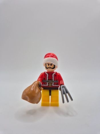 Figurine type lego Wolverine Noël Marvel