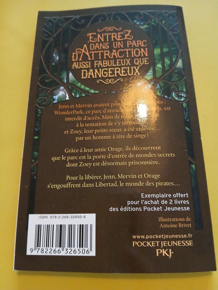 livre wonderpark 1 Fabrice Colin - photo numéro 2