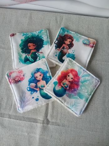 Lingettes bébé lavable