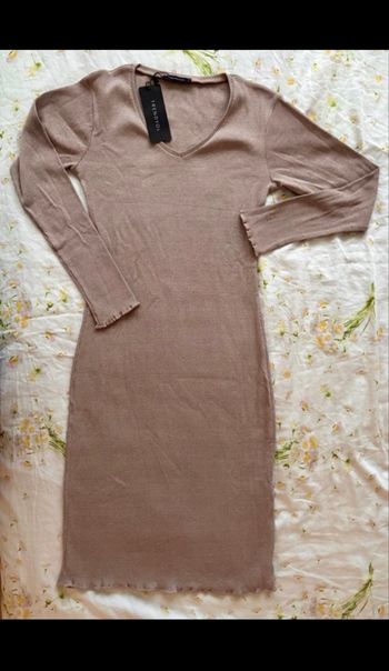 Robe pull beige Trendyol – Taille L – Neuve avec étiquette