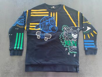 Sweat noir Kenzo 6 ans
