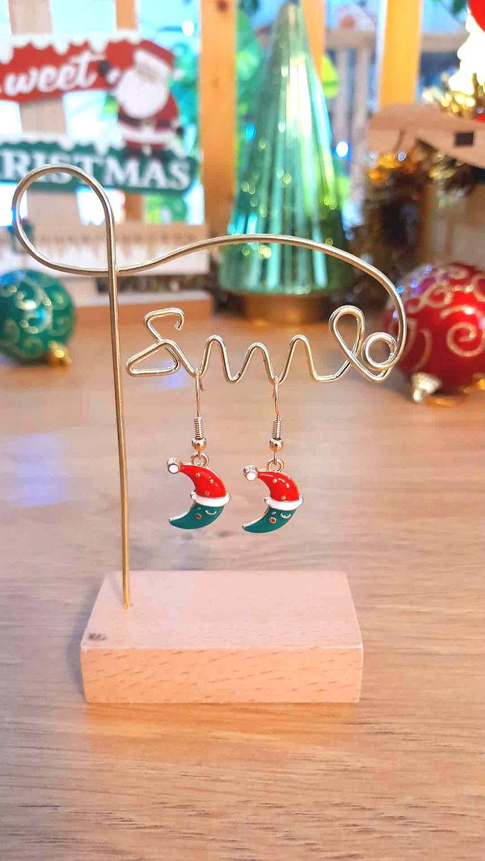 Bijoux Noël | Lot de Boucles d’Oreilles Pendantes – Neuf - photo numéro 6