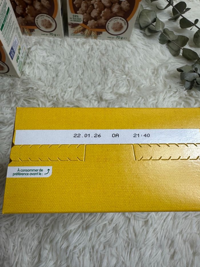 Lot de 6 boîtes de céréales Bledina