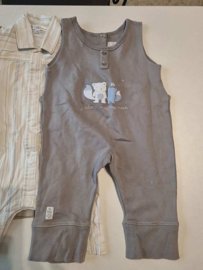 Lot combinaisons 9 mois - photo numéro 2