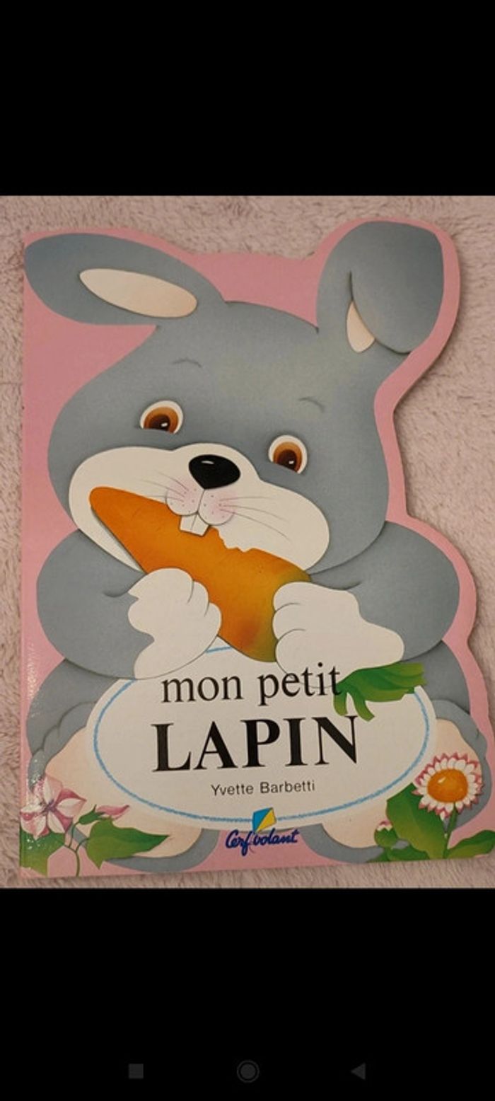 Livre mon petit lapin