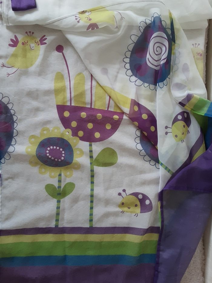 Parrure de lit + paire de voilages - photo numéro 6