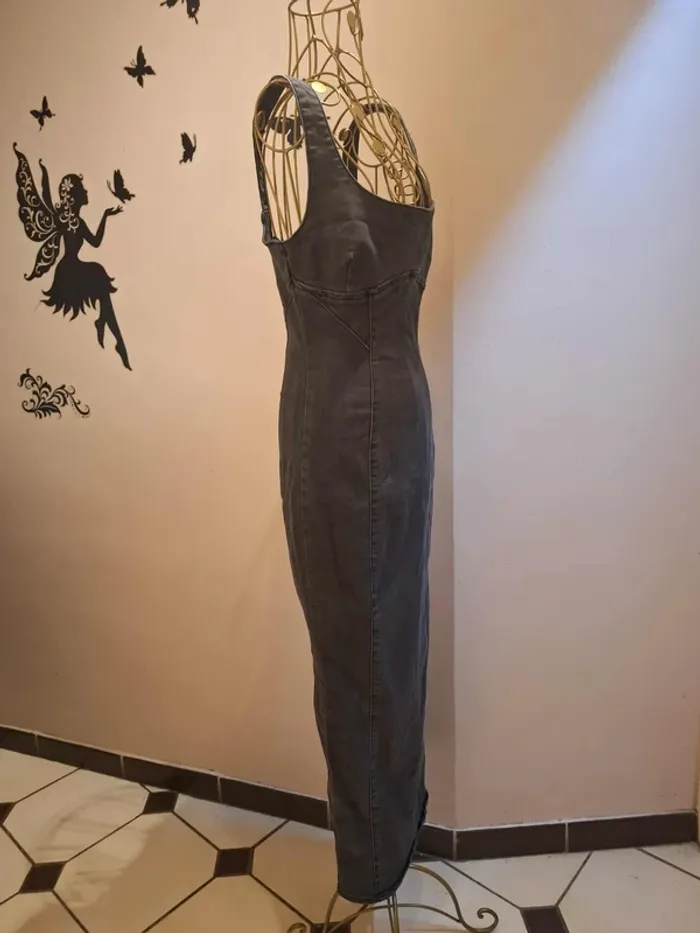 Robe longue en jeans - photo numéro 3