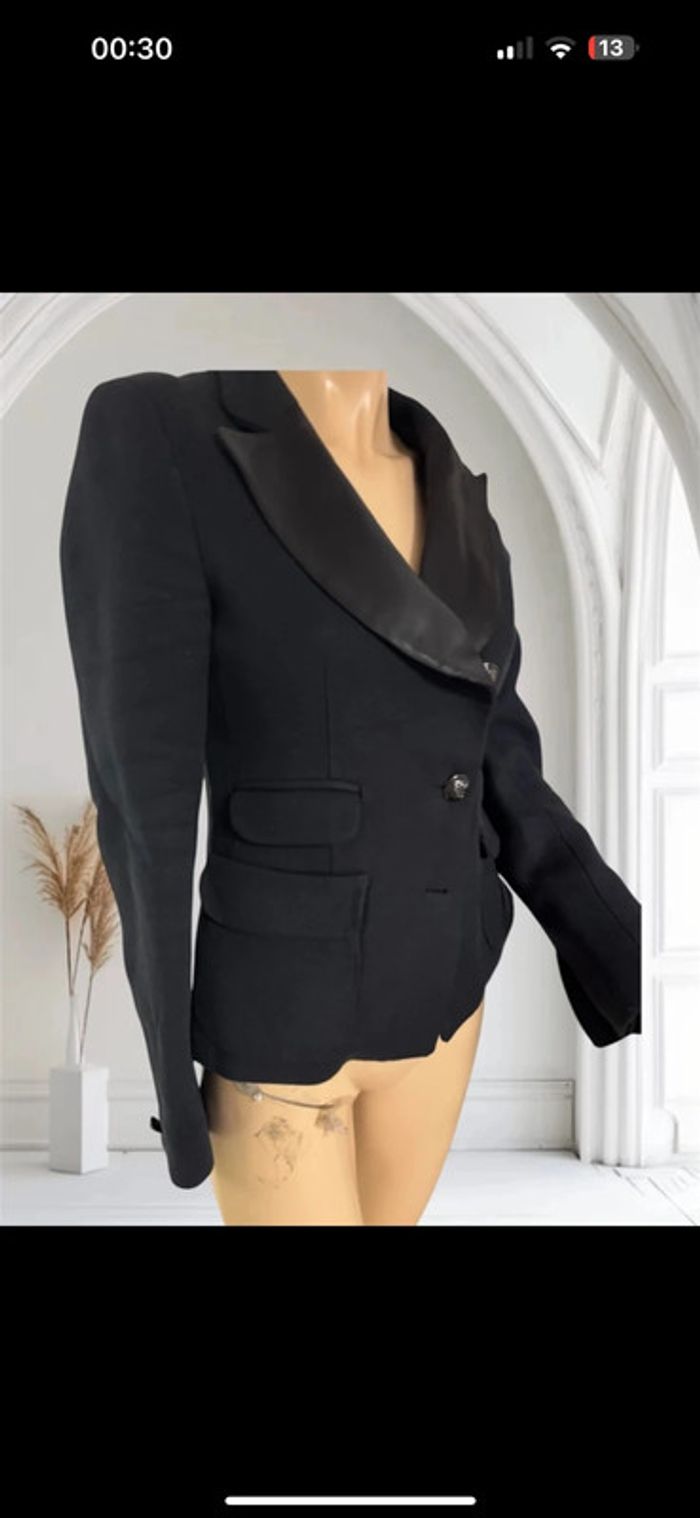 Veste MAJE noire neuve taille 38 – Élégante, parfaite pour toutes occasions ! - photo numéro 5