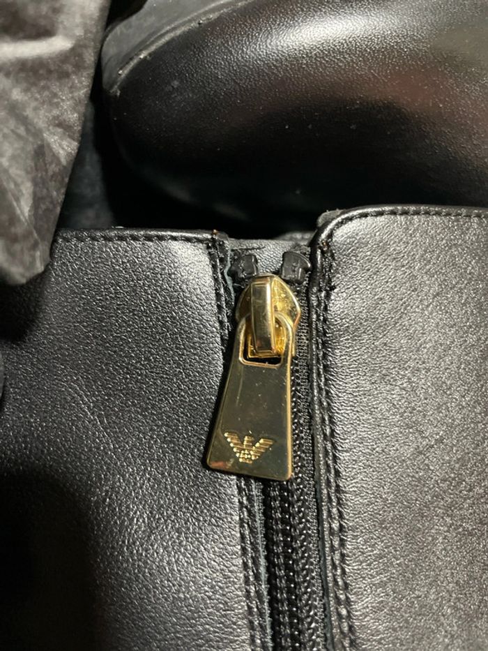 Emporio Armani Bottines noire taille 39 - photo numéro 10