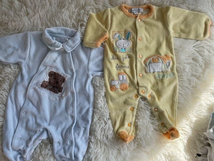 Lot de 2 pyjamas velours