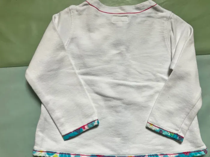 Jolie ensemble gilet et robe blanche été 24 mois La Compagnie des Petits - photo numéro 10