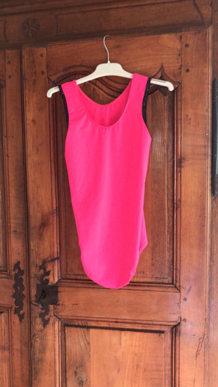 Décathlon justaucorps rose et noir taille 12 - photo numéro 4