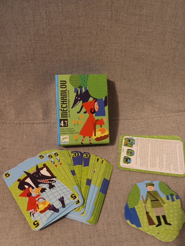Jeux de cartes méchanlou de djeco