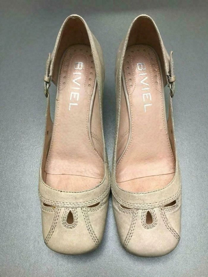 Chaussures beiges Bievel - Pointure 38 - photo numéro 3