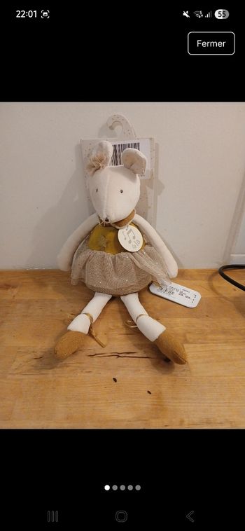 Doudou musical moulin roty