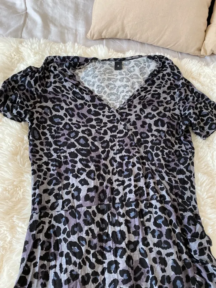 Robe longue léopard taille S - photo numéro 2