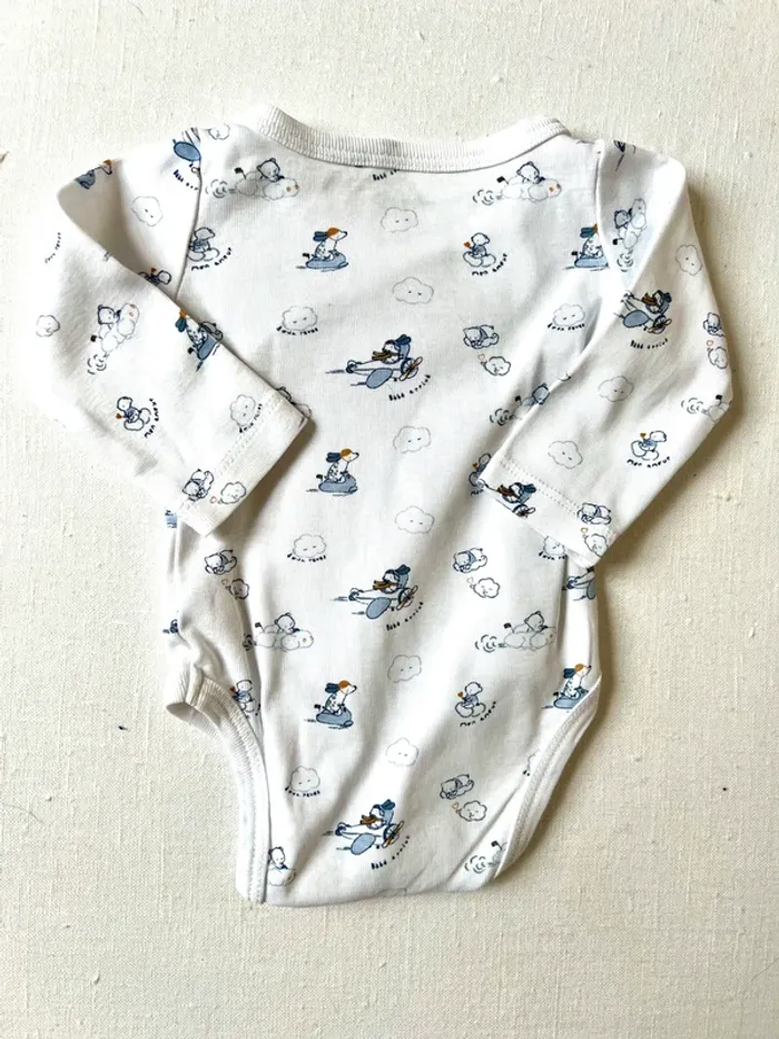 Lot Sergent Major 1 mois – Mon Premier Major – pyjama + veste velours + 2 bodys assortis - photo numéro 20