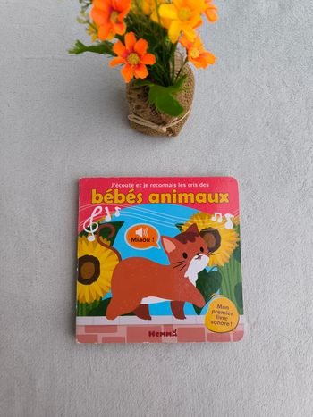 Livre sonore Les bébés animaux Hemma