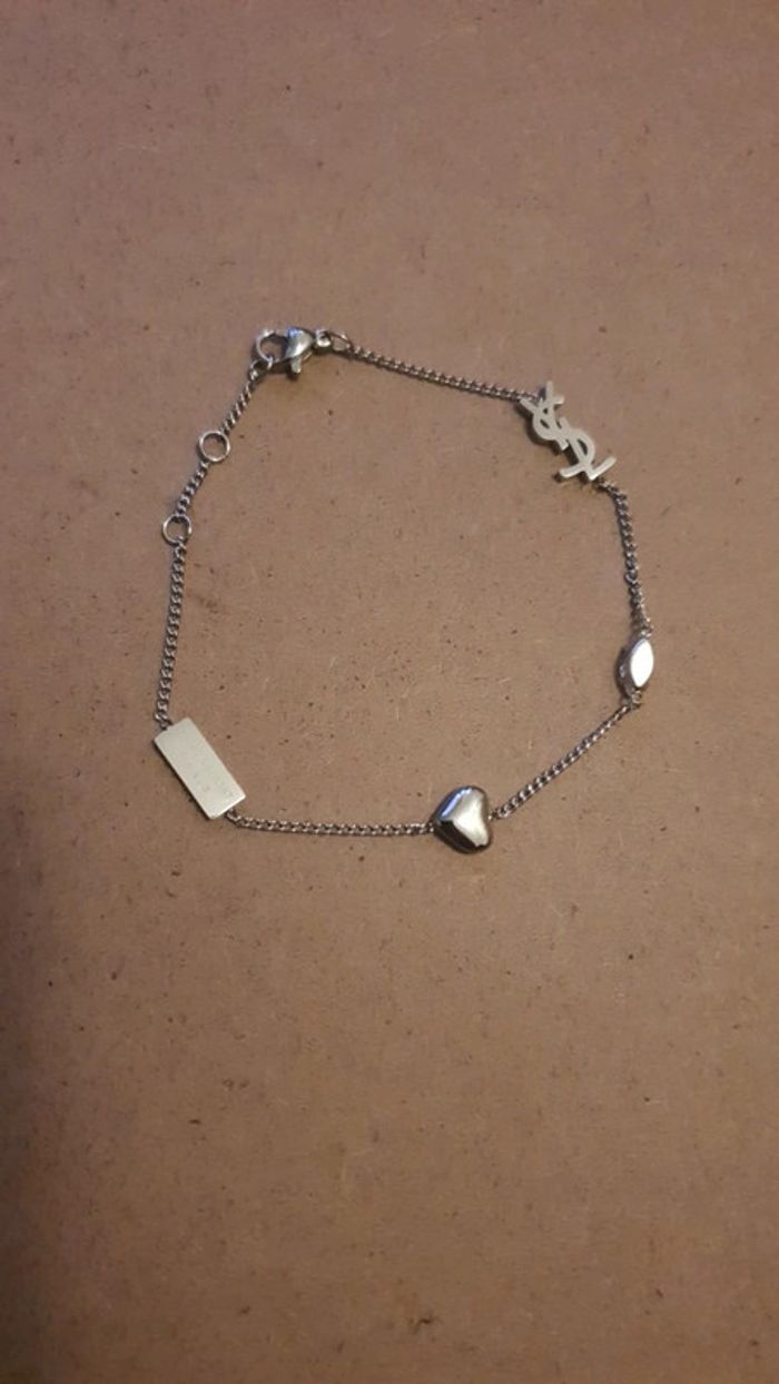 Bracelet acier inoxydable  18cm( prix unitaire) - photo numéro 2