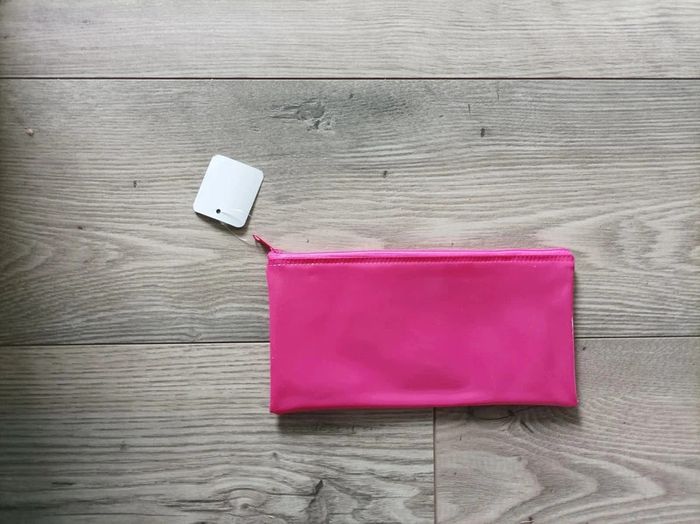 Jolie trousse d école rose neuve - photo numéro 2