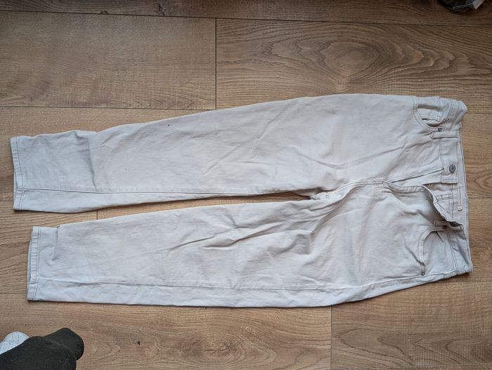 Jean levis high waisted mom crème w29l27 - photo numéro 4