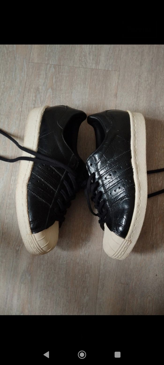 Baskets adidas cuir - photo numéro 4